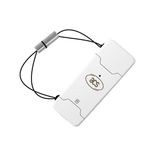 ACR40T-A7 SIM-sized USB-C card reader + button