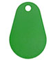 MIFARE DESFire EV1 4K Keyfob - thin, green product image
