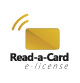 Read-a-Card software: e-license