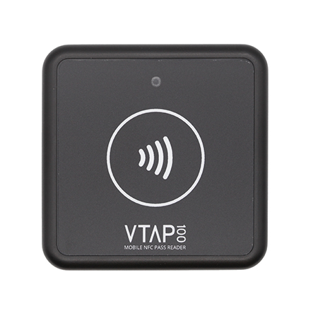 VTAP100-USB mobile pass NFC reader in square case